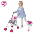 thumbnail image 2 of 509 Crew: Mint Heart - Bouncer Doll Play Set - Pink & Green, Furniture & Care Set, Umbrella Stroller-Highchair-Play Pen-Purse-Toy Accessories, Kids 3+, 2 of 8