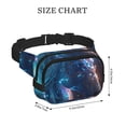 thumbnail image 4 of Easygdp Crystal Pattern White Horse Fanny Packs para Mujeres y Hombres, Bolsa de Cinturón, Bolsos de Cruz para Trabajo/Correr/Senderismo, 4 of 9