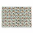 thumbnail image 1 of Floral Cutting Board, Retro Warm Colored Plants Season Flowers Abstract Lines Circles Swirls Image, Decorative Tempered Glass Cutting and Serving Board, Small Size, Coral Yellow Grey, by Ambesonne, 1 of 1