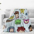 Toy Story Blanket Super Soft Flannel Blanket Throw Lightweight Sofa