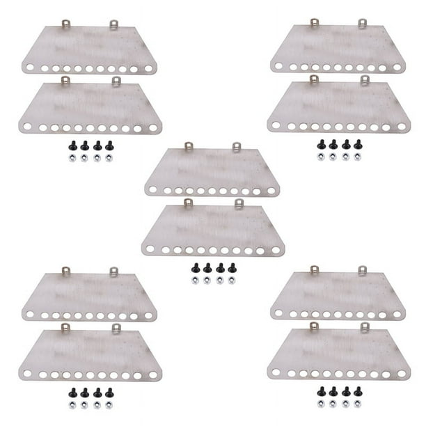 10X Deslizador de Placa Lateral de Pedal de Metal para MN D90 D91 D99S MN99S 1/12 RC Car Upgrade Parts Accesorios