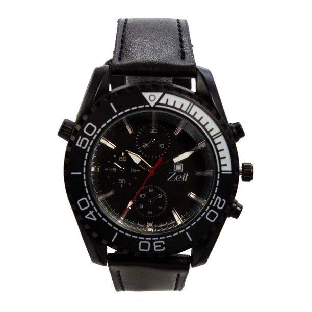 Reloj Análogo Zeit Caballero Casual Correa De Tactopiel Textura azul petroleo 40mm Zeit CB00023101