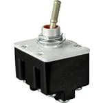 

Honeywell 4TL57-1 MICRO SWITCH Toggle Switches: TL Series 4 Pole Double Throw (4PDT) 3 Position (On - Off - On) Screw Terminals 10-32 UNF-2A Threaded Toggle Lever No UL