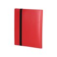 thumbnail image 1 of Side Loading Trading Card Albums Binder with Elastic Elastic Strap Strap Scratch-Resistant Game Collection Gaming Accessories Folder Booklet Red, 1 of 6