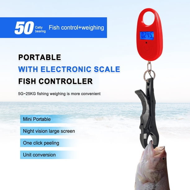 Mini Escala Digital Báscula electrónica con 3 modos de pesaje, báscula colgante portátil para pesca al aire libre