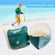 thumbnail image 5 of Anillo De Brazo De Natación 1 par de anillos flotantes para brazo, bolsa de aire doble, manga inflable para brazo (cuadros verdes oliva), 5 of 7