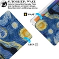 thumbnail image 2 of iPad Air 6 2024 11" Air 5 2022 Air 4 2020 10.9" [ Air 4th Air 5th 6th 11th ] A2316 A2324 A2325 A2072 A2588 Smart Printed Pencil Holder Transparent Soft TPU Cover - Starry Night, 2 of 7