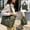 Army Green, variant on VAIFTILNO Tote Bag for Women Nylon Top-Handle Purse, Large Foldable Tote Bag With Zipper Travel Shoulder Bag Handbag for Work, School (More Colors)