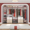 thumbnail image 7 of Homieasy Multifunctional Closet Organizer, Industrial Style, Nature, 7 of 7
