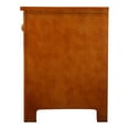 thumbnail image 4 of Furniture of America Dimanche Solid Wood 1-Drawer Nightstand in Oak, 4 of 6