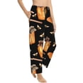 thumbnail image 2 of Xecao Bee and Honey Women's Straight Lounge Pajama Pants: The Epitome of Relaxed Sleepwear, 2 of 9
