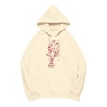 thumbnail image 5 of Chandail à Capuche pour Femmes Élégant Basique Manches Longues Col Rond Décontracté Doux Confortable pour l'Hiver, 5 of 5