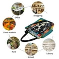 thumbnail image 6 of Pofeuu Modern Hip-Hop Skull Print Women Fashion Shoulder Handbags Top Handle Satchel Bags Tote Shoulder Shopping Bag Stylish Canvas Tote Bag, 6 of 6