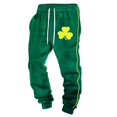 thumbnail image 2 of Men's 3D Printed St. Patrick's Day Elastic Waist Casual Sweatpants, 2 of 4
