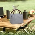 thumbnail image 3 of Oxford Cloth Insulated Bag Insulated Lunch Bag Leakproof Reusable Aluminum Foil Tote for Work Office Picnic Travel JASKFLY, 3 of 3