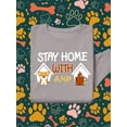 thumbnail image 3 of Stay Home Corgi And Coffee Sweatshirt Men -Image by Shutterstock, Male x-Large, 3 of 4