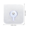 thumbnail image 2 of LOLIPPYY 10pcs Traceless Picture Hanging Kit Drywall Hooks Invisible Acrylic for Clothes Organization, 2 of 5