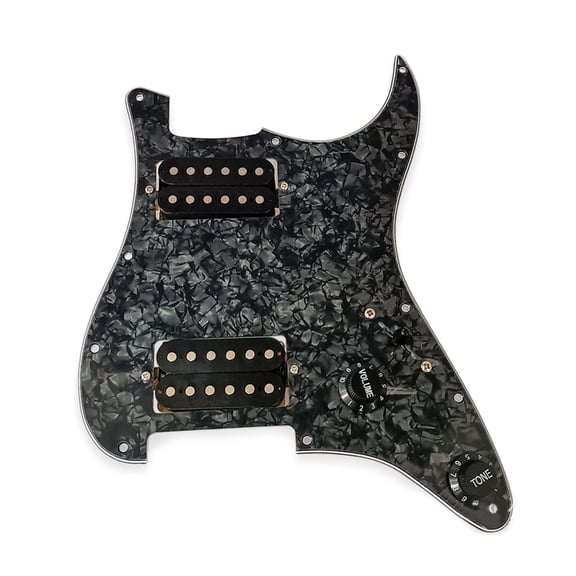 Necvior 11 Hole Loaded Prewired Guitar Pickguard Guard Plate HSH Pickups Guitar Parts