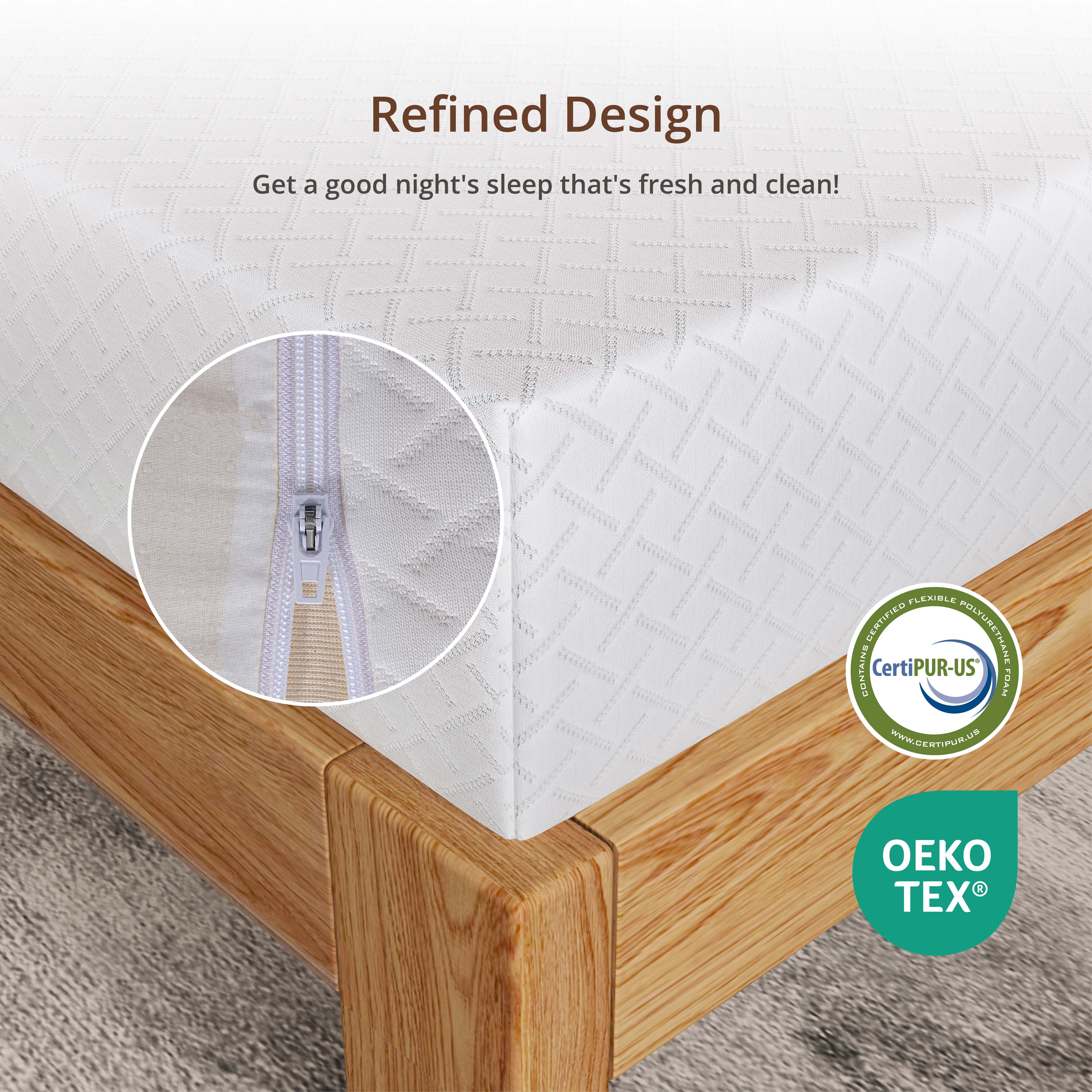 EGOHOME TrueZen Full Mattress, 8" Memory Foam Mattresses in a Box, Medium