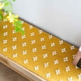 thumbnail image 3 of Table Runner With Placemats Set Of 4,Yellow Stars Cotton Linen For Dining Table Indoor Outdoor Party -1 table runner+4 placemats-30x220cm 12x87inch, 3 of 8