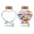 thumbnail image 1 of 2 frascos de vidrio de 50 ml, botellas de deseos multiusos con corcho., 1 of 8