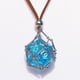 thumbnail image 2 of DND D20 Dice Removable D20 with Leather Chain & Solid Steel Cage for RPG Dungeons and Dragons Dice, 2 of 5
