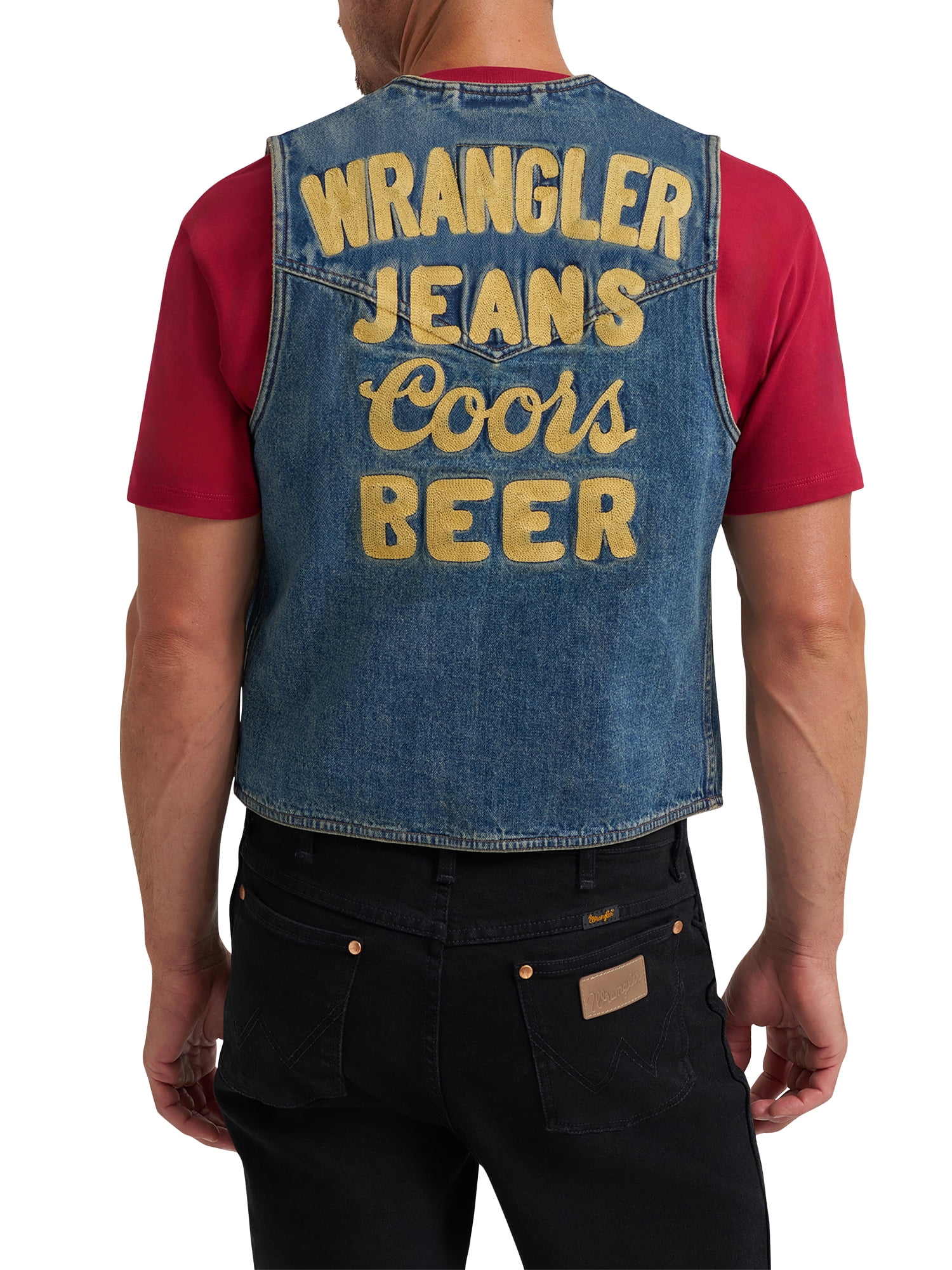Wrangler® x Coors® Denim Vest, Sizes S-2XL