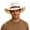 White, variant on Unisex Western Cowboy Hat with Wide Brim Fedora Style Felt Jazz Cap for Autumn Winter Parties Daily Wear