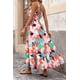 thumbnail image 2 of Vestido PRETTYGARDEN Floral Maxi sin Mangas con Volantes XXL, 2 of 8