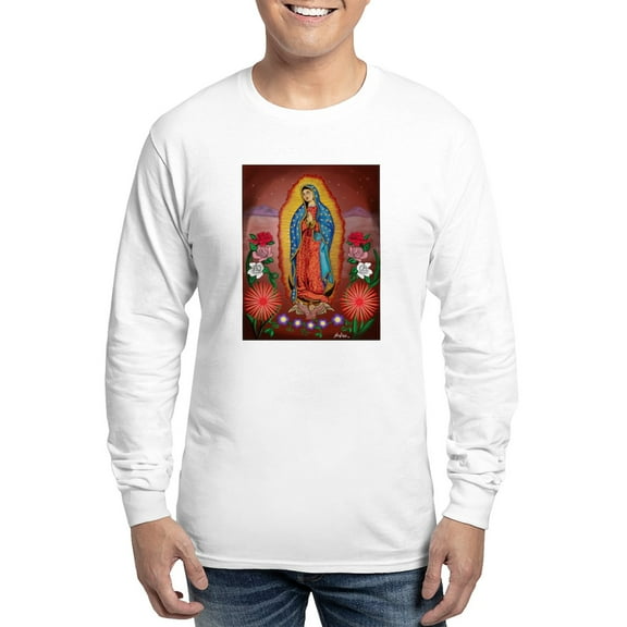 CafePress - Virgin Of Guadalupe Long Sleeve T Shirt - Unisex Cotton Long Sleeve T-Shirt
