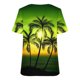 thumbnail image 5 of Puntoco 2024, tops a la moda de verano para mujer, camiseta informal con cuello en V para primavera y verano, top estampado de manga corta, 5 of 5