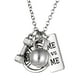thumbnail image 4 of Mancuerna Collar Colgante Titanio Acero Inoxidable Fitness Gym Collar Peso Placa Barbell Mancuerna Collares Hombres Mujeres Cadena Colgante, 4 of 6