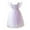 Light Purple, variant on WUXIAN Child Little Girls Dress Ruffle Short Sleeve Square Neck Backless Tutu Dresses Wedding Elegant Princess Dress Clothing For Girls Trendy Dailywear