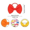 thumbnail image 2 of Peaoy 80PCS Baby Hair Ties with Bows for Infants Toddler Girls Grosgrain Ribbon Rubber Bands Elastic Ponytail Holders 2 Inch, 2 of 5