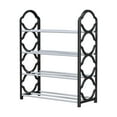 thumbnail image 1 of Household Shoe Rack 4 Layer Portable Shoe Rack Storage Device Entry Level Bedroom Multifunctional Shoe Rack, 1 of 6
