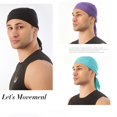 thumbnail image 6 of Tnobhg Sports Headscarf Solid Color Breathable Extra Soft Sweat Absorption Quick Dry Cycling Bandana Head Scarf for Women Men, 6 of 7