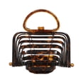thumbnail image 1 of Bolso de mano para mujer, ligero, hueco, elegante, tipo clutch Estilo C, 1 of 9