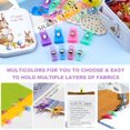 thumbnail image 5 of 90 Pieces Multipurpose Sewing Clips,Multi-Color Sewing Clips for Fabric with Tin Box for Sewing Supplies,Paper Work,Sewing Binding and Hanging Little Things CJ, 5 of 5