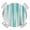 Teal Gray, variant on Turquoise Gray Round Tablecloth for 36-44 Inch Tables,Fitted Table Cover with Elastic Edge,Farmhouse Abstract Gradient Aesthetic Waterproof Outdoor Table Cloth Protector for Patio Garden Dinner