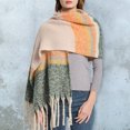 thumbnail image 3 of Baqcunre Clearance! Scarf for Women, Women's Long Striped Blanket Chunky Oversized Winter/Fall Warm Scarf Big Scarves Wrap Shawl,, 3 of 3