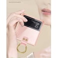 thumbnail image 3 of case for Samsung Z Flip 3 Case, Galaxy Z Flip 3 Case with Ring Protective Cover for Samsung Galaxy Z Flip 3, Pink, 3 of 14