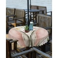 thumbnail image 2 of nqOlkjepod Colorful Spring Floral Outdoor Tablecloth with Umbrella Hole & Zipper, Summer Flowers Rabbit Ears Round Table Cover 54 Inch, Dining Waterproof Table Cloth Protector for Patio/Party/Picnic, 2 of 7
