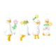 thumbnail image 1 of 4 Mini Figuras Pequeños Adornos Divertidos Figuras Dibujos Animados para Decorar el Tablero del Coche, Armario, Coche, Oficina, Estantería, 1 of 9