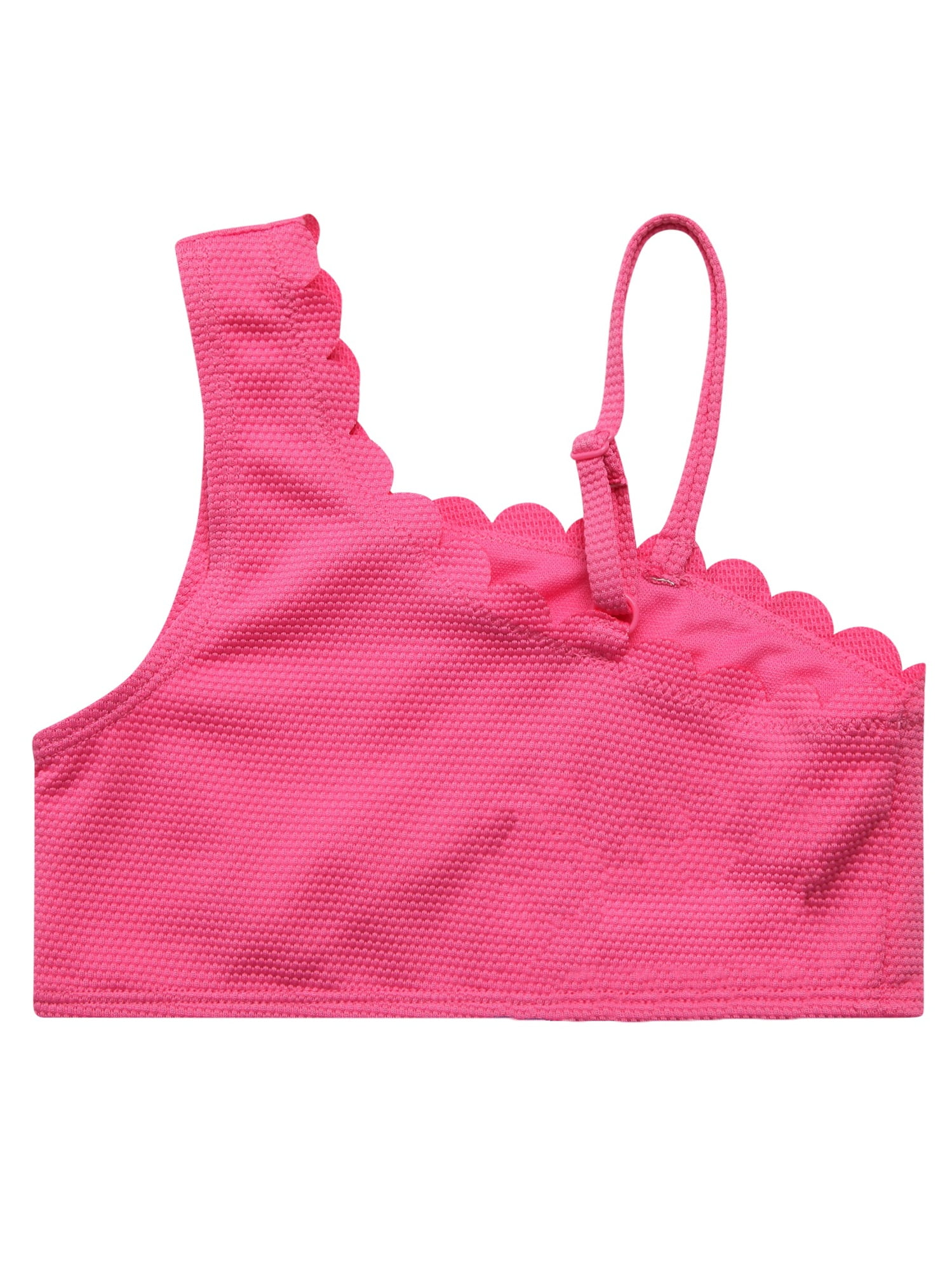 Jessica Simpson Girls' Two-piece Asymmetrical Bikini Swimsuit, Sizes 4-16