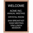 thumbnail image 1 of Aarco Products AOFD3024 Open Face Wood and Felt Changeable Letter Board, 1 of 1