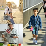 Case for Samsung Galaxy Tab S6 Lite 10.4 SM-P610/P615, Kids Heavy Duty Rugged Shockproof Adjustable Kickst Protective Tablet Cover with Hand/Shoulder Strap, Black