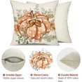 thumbnail image 6 of Fall Pillow Covers 18x18 inch Set of 4 Buffalo Plaid Fall Polka Dot Pumpkin Outdoor Throw Pillow Cover Autumn Thanksgiving Decoration for Home Couch Bed 099, 6 of 6