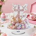 thumbnail image 4 of Easter Decorations 2D Flat Acrylic Desktop Rotating Ornament Desktop Decoration Easter Theme Decoration Accessories, 4 of 9