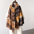 thumbnail image 2 of Bufanda gruesa de invierno para mujer, diseño lujoso, bufandas cálidas de cachemira de doble cara, chal largo, pashmina, pañuelo para el cuello, bufanda, 2 of 5
