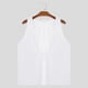 thumbnail image 4 of pstuiky Camisetas sin mangas para hombre, Camiseta de verano para hombre, cuello en V grande, color fino, estilo informal, sin mangas, transpirable, deportiva Chaleco para hombre l, 4 of 5